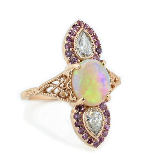 opal-and-pink-sapphire-fairy-ring-aura-left-side-view