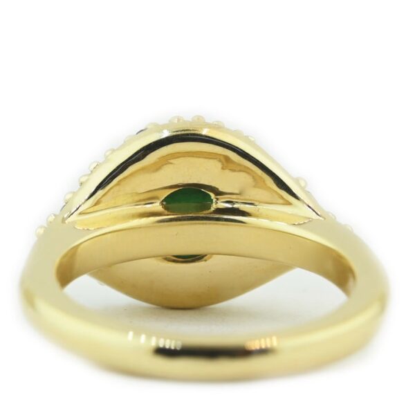 round-rough-cut-emerald-and-colorful-diamond-pave-ring-dreamer-back-side