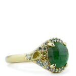 round-rough-cut-emerald-and-colorful-diamond-pave-ring-dreamer-left-side