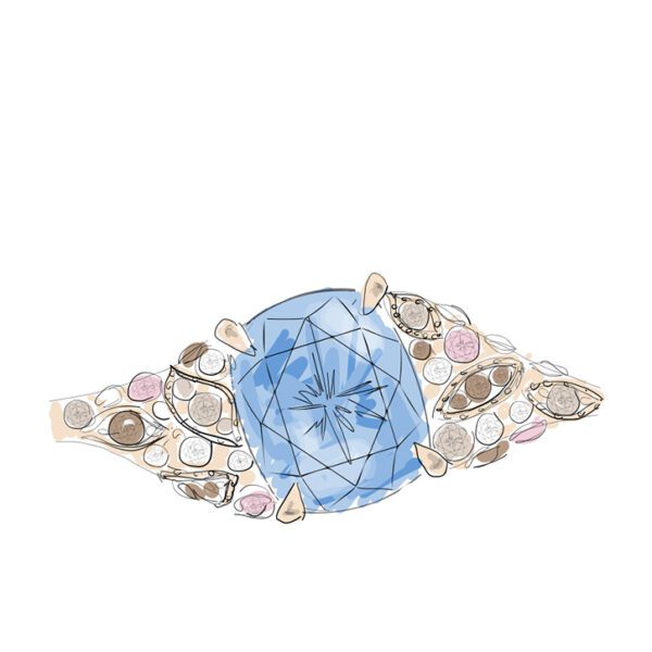 cushion-cut-cornflower-blue-montana-sapphire-oppulant-ring-sketch-sketch