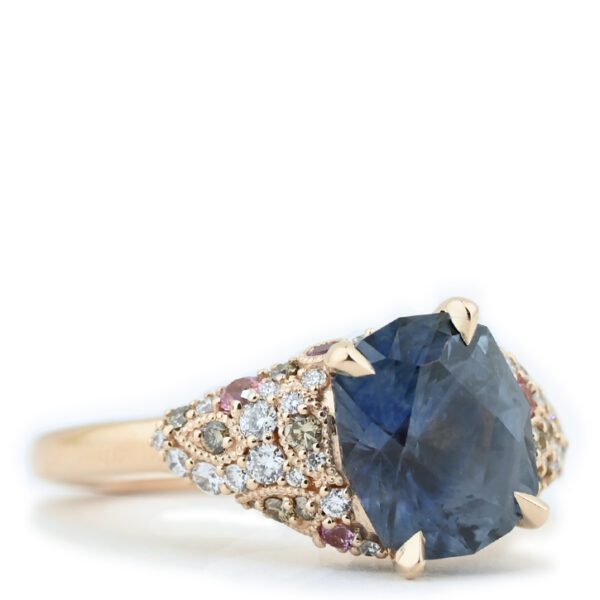 unicorn-sapphire-blue-montana-sapphire-and-pink-champagne-diamond-intricate-ring-left-side