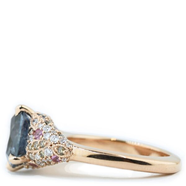 unicorn-sapphire-blue-montana-sapphire-and-pink-champagne-diamond-intricate-ring-right-profile
