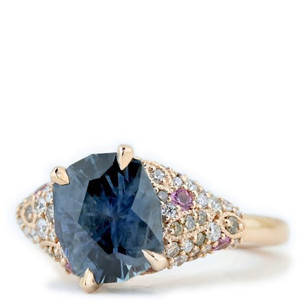 unicorn-sapphire-blue-montana-sapphire-and-pink-champagne-diamond-intricate-ring-right-side